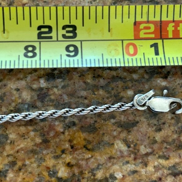 2 sided- Rotates Native American Sterling Pendant with 24" HAN Italy 925 Chain - Picture 7 of 11